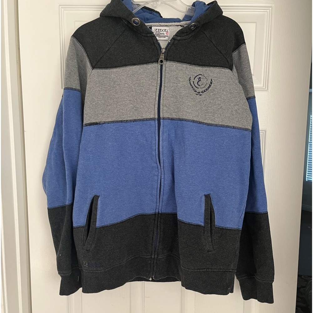 EZEKIEL Men Sweatshirt, zip up with a hoodie